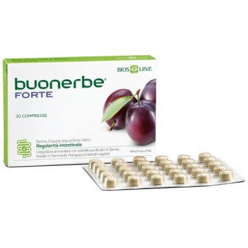 Biosline Buonerbe Forte 30 Compresse per il Benessere Intestinale