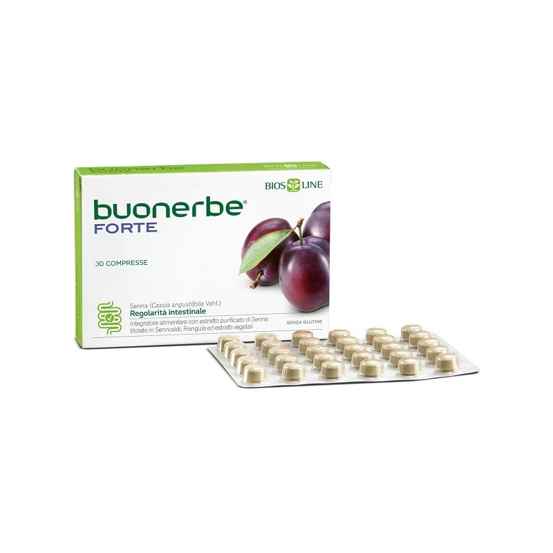 Biosline Buonerbe Forte 30 Compresse per il Benessere Intestinale