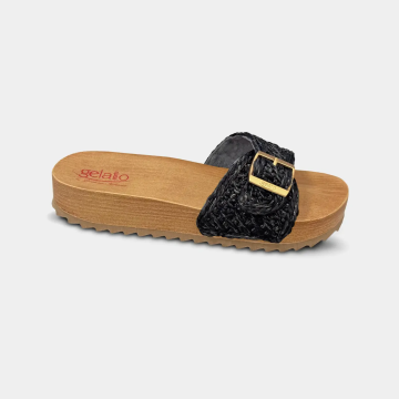 Gelatto Woodstock Sandalo Donna Futura Colore Nero Misura 35-36