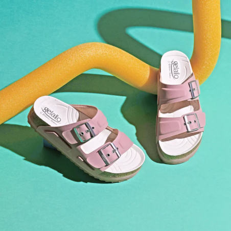 Gelatto Woodstock Altea Ciabatte Donna Colore Rosa Antico Misura 39-40