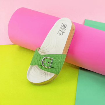 Gelatto Ciabatte Estiva Donna Anatomica Woodstock Positano Colore Smeraldo Misura 39-40 2