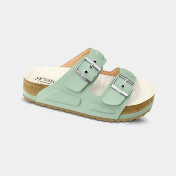Gelatto Woodstock Altea Ciabatte Donna Colore Verde Timo Misura 39-40