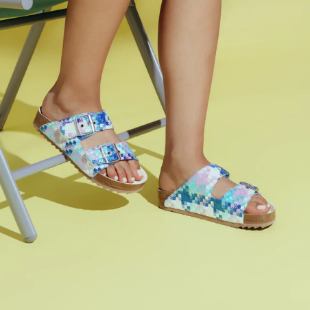 Gelatto Woodstock 2.0 Amalfi Ciabatte Donna Colore Mare Misura 35-36