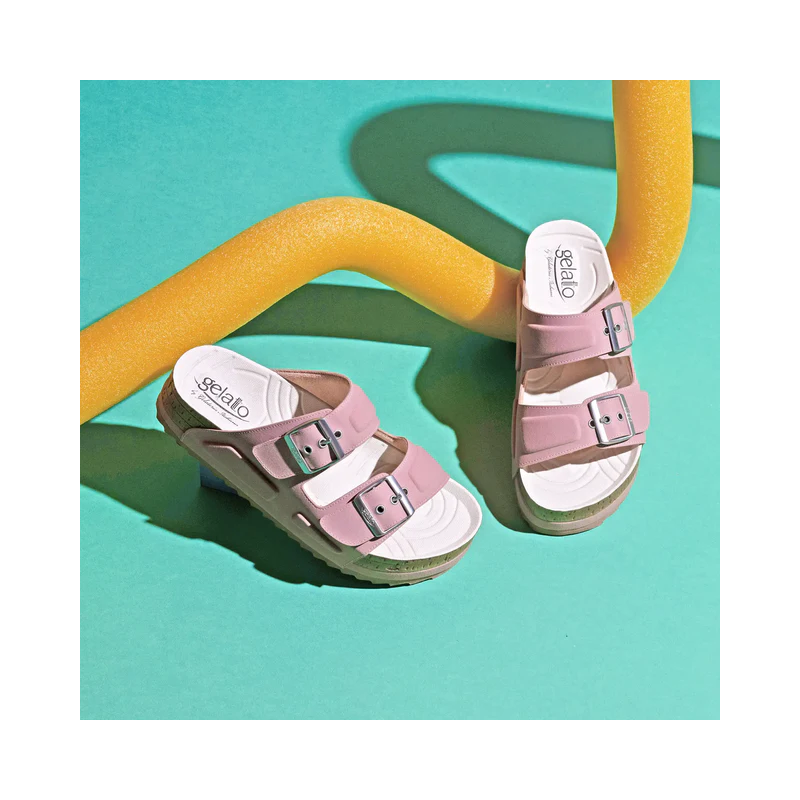 Gelatto Woodstock Altea Ciabatte Donna Colore Rosa Antico Misura 37-38