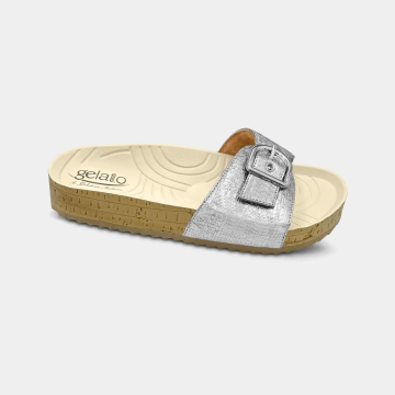 Gelatto Woodstock Ciabatte Anatomiche Silver Misura 35-36