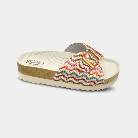 Gelatto Woodstock City Ciabatte Donna Multicolor Misura 35-36