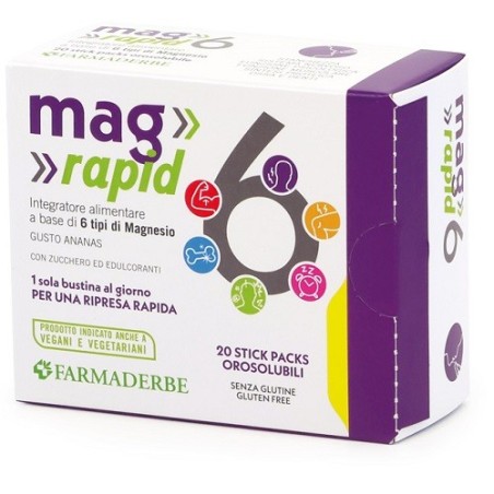 Farmaderbe Mag 6 Rapid 20Stick 1.5G