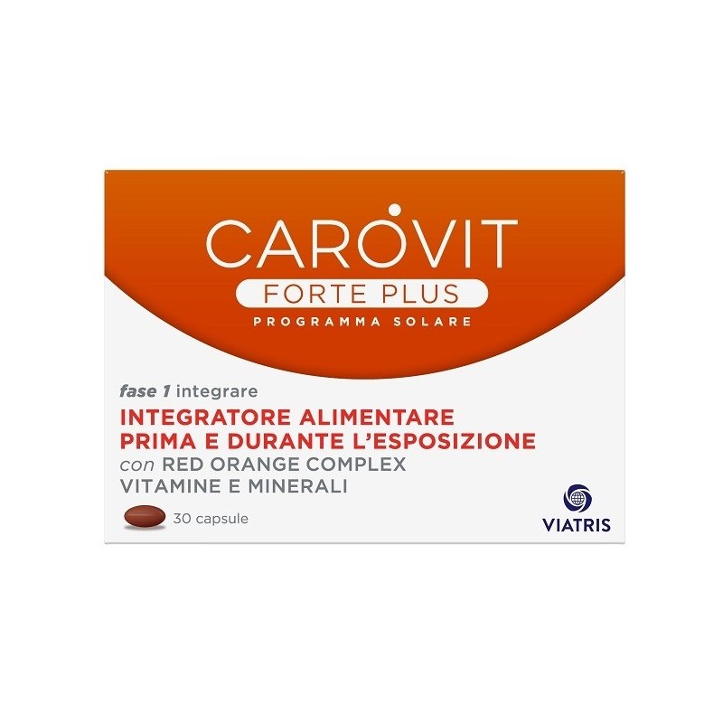 Carovit Forte Plus Programma Solare  30 Capsule per la pigmentazione della pelle