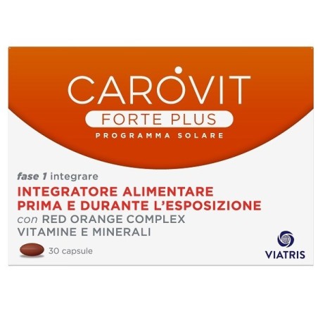 Carovit Forte Plus Programma Solare  30 Capsule per la pigmentazione della pelle