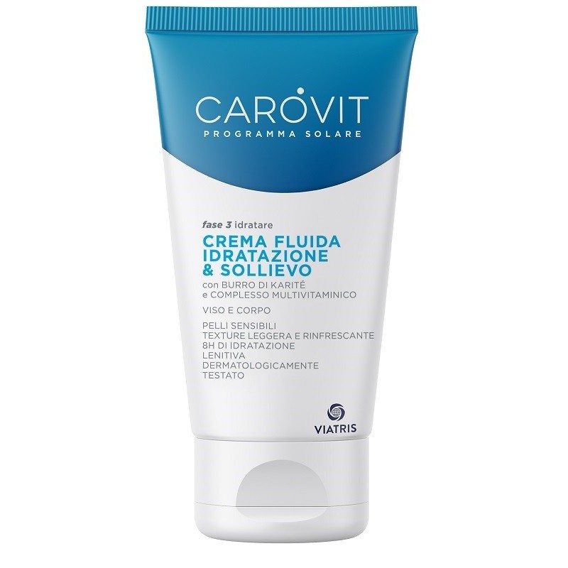 Carovit Solare Crema Fluida Idratazione e Sollievo 150 ml