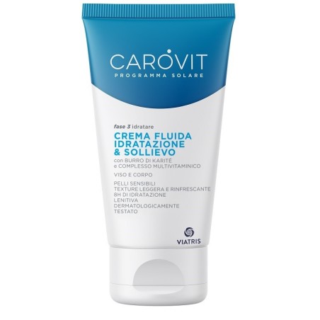 Carovit Solare Crema Fluida Idratazione e Sollievo 150 ml