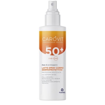 Carovit Solare Latte Spray Corpo Dermoprotettivo SPF 50+ 200 ml