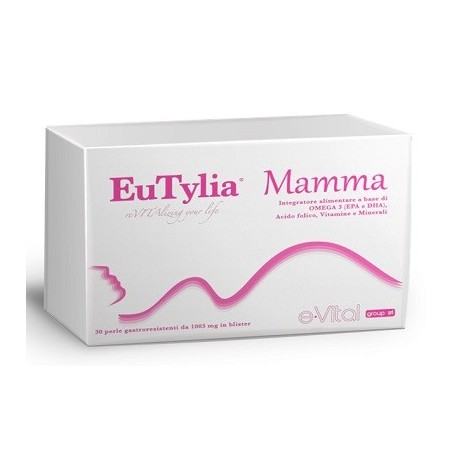 EuTylia Mamma 30 Capsule Molli Integratore per la Gravidanza